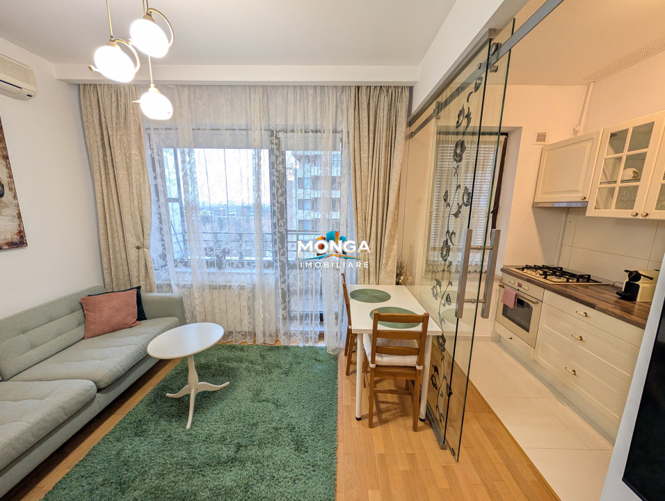 Studio 34mp | 0 comision | Baneasa - Aleea Privighetarilor | mobilat utilat