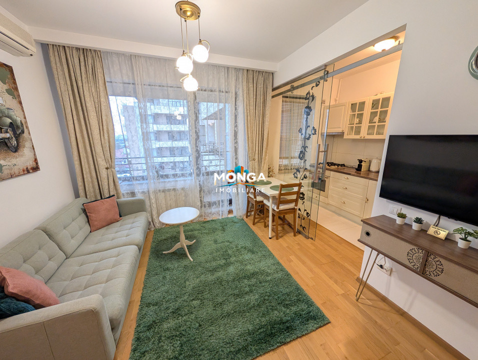 Studio 34mp | 0 comision | Baneasa - Aleea Privighetarilor | mobilat utilat