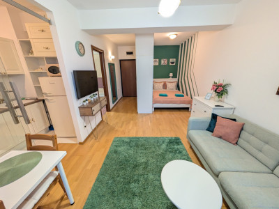 Studio 34mp | 0 comision | Baneasa - Aleea Privighetarilor | mobilat utilat