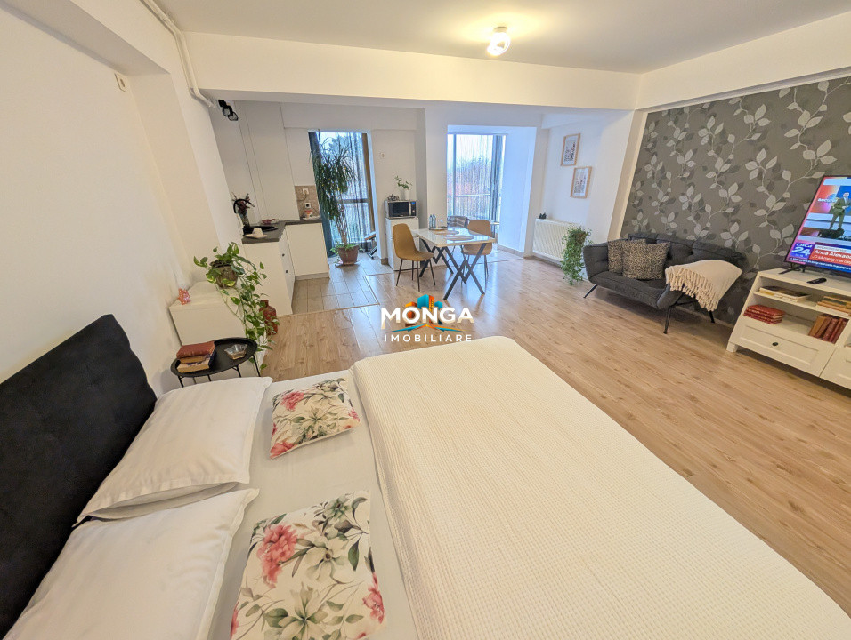 Studio 43mp | 0 comision | Otopeni Airport Residence | Piscina | ideal STR