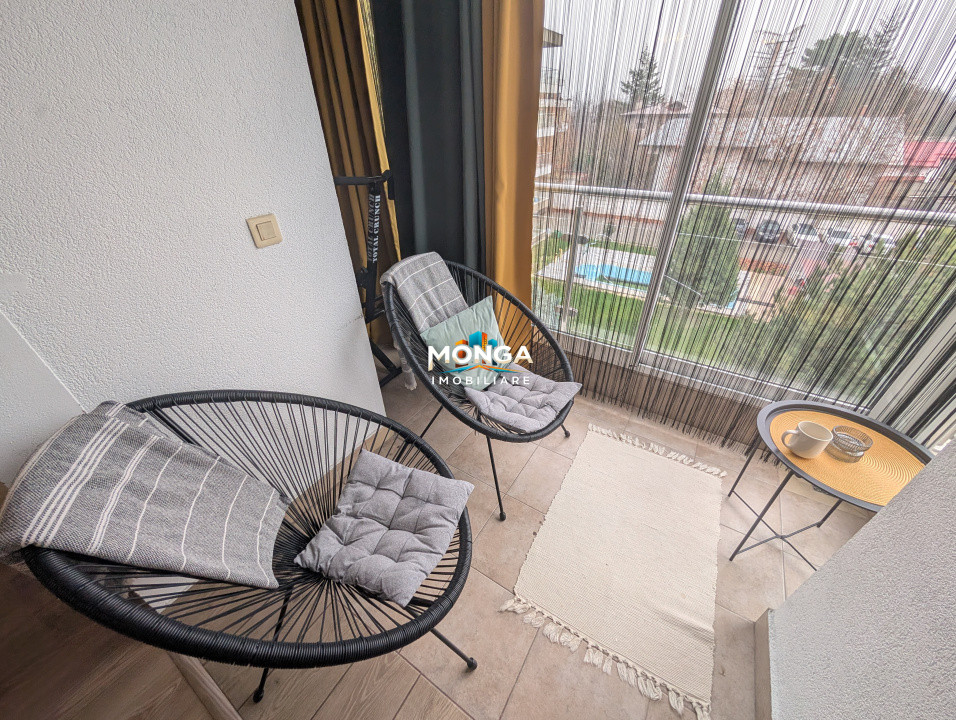 Studio 43mp | 0 comision | Otopeni Airport Residence | Piscina | ideal STR