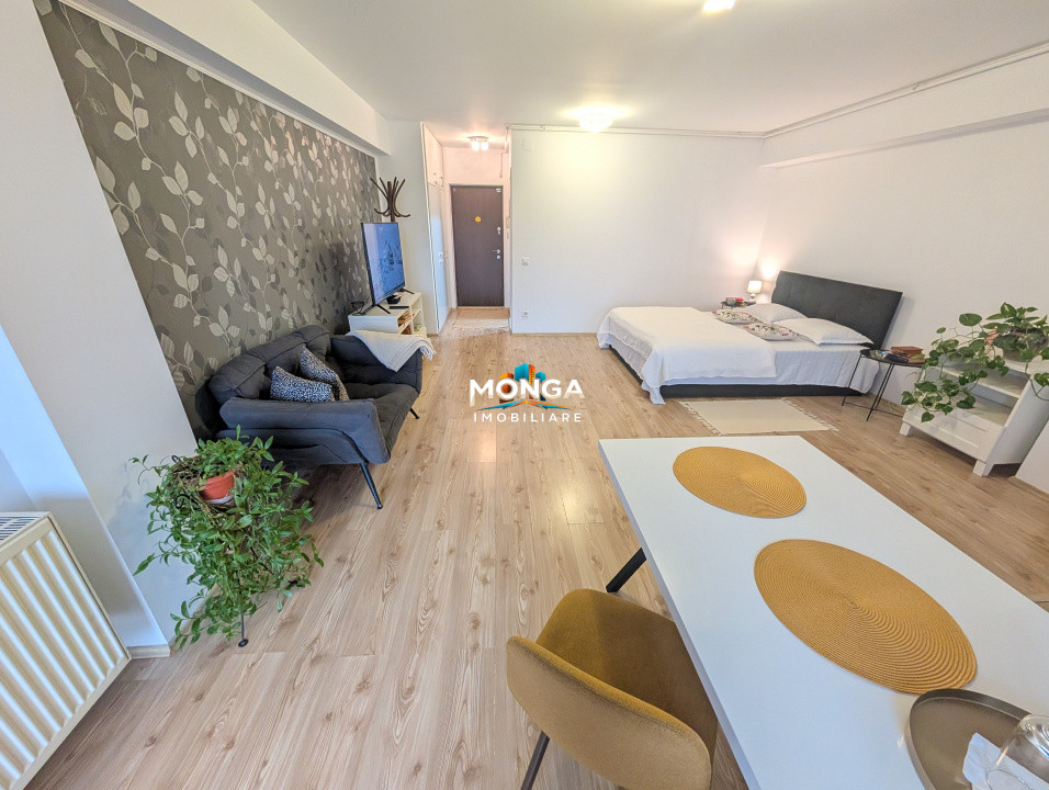 Studio 43mp | 0 comision | Otopeni Airport Residence | Piscina | ideal STR