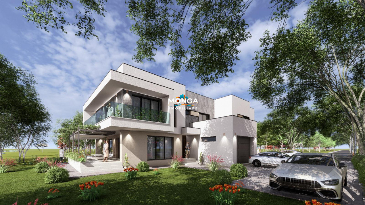 Casa 5 camere 190mp | 0 comision | Corbeanca, iesire lac | 945 +500mp teren