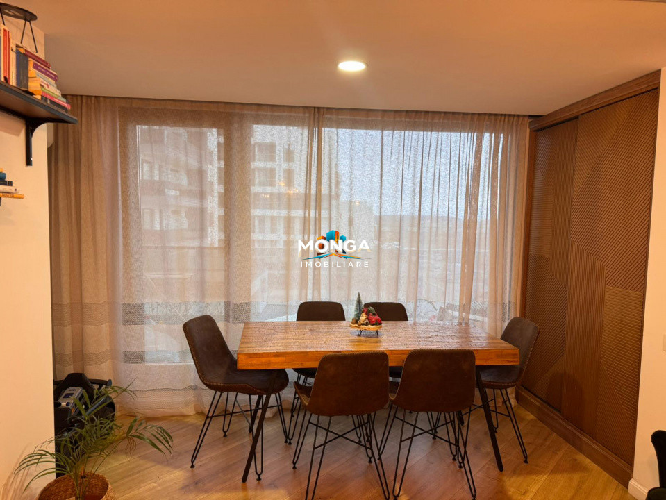 Apartament 3 camere 85mp | 0 comision | Complex 4City Pipera | mobilat utilat