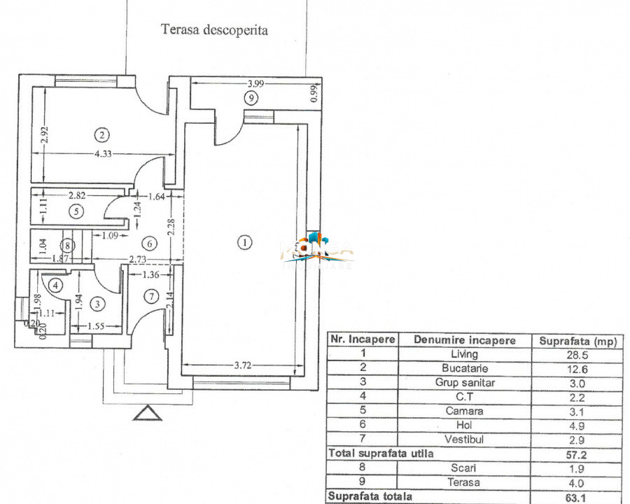 Casa 4 camere 120mp | 0 comision | Tunari langa padure | mobilat | 349mp teren