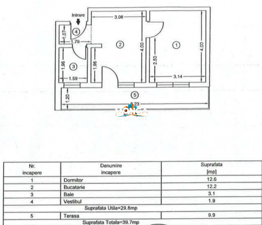 Apartament 2 camere 30+10mp  | 0 comision | Negociabil | Tunari Forest | Parcare