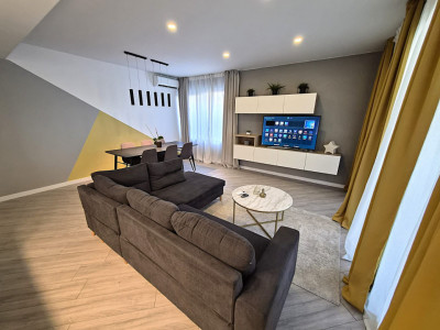 Apartament 3 camere 90mp + curte 70mp | 0 comision | Pipera | Mobilat Utilat