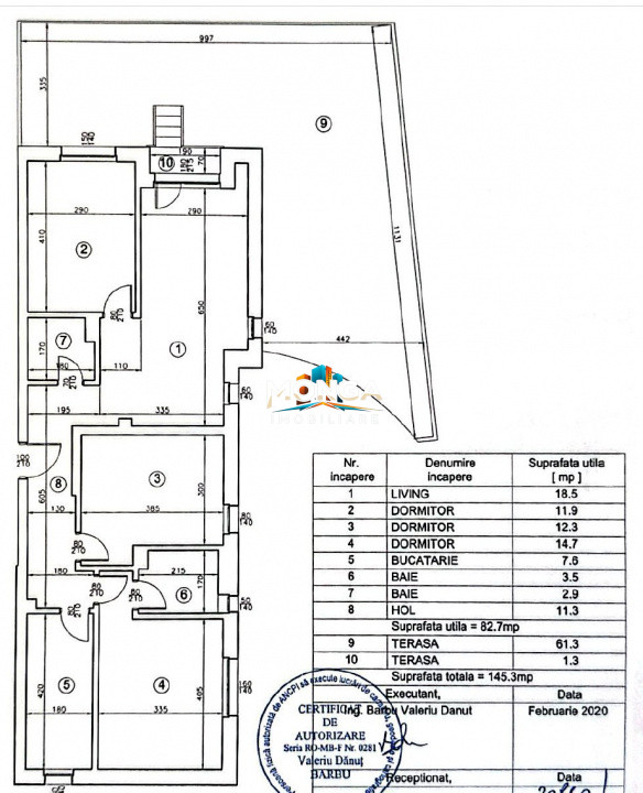 Apartament 4 camere 83mp + 63mp curte | 0 comision | Sisesti