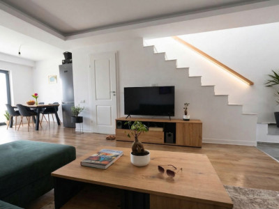 Triplex 3 camere 75mp | 0 comision | Otopeni Odai | mobilat utilat | 30mp curte