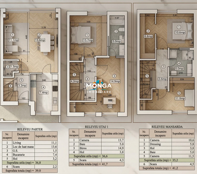 Casa 4 camere 110mp | 0 comision | Pipera | case insiruite | mobilat utilat