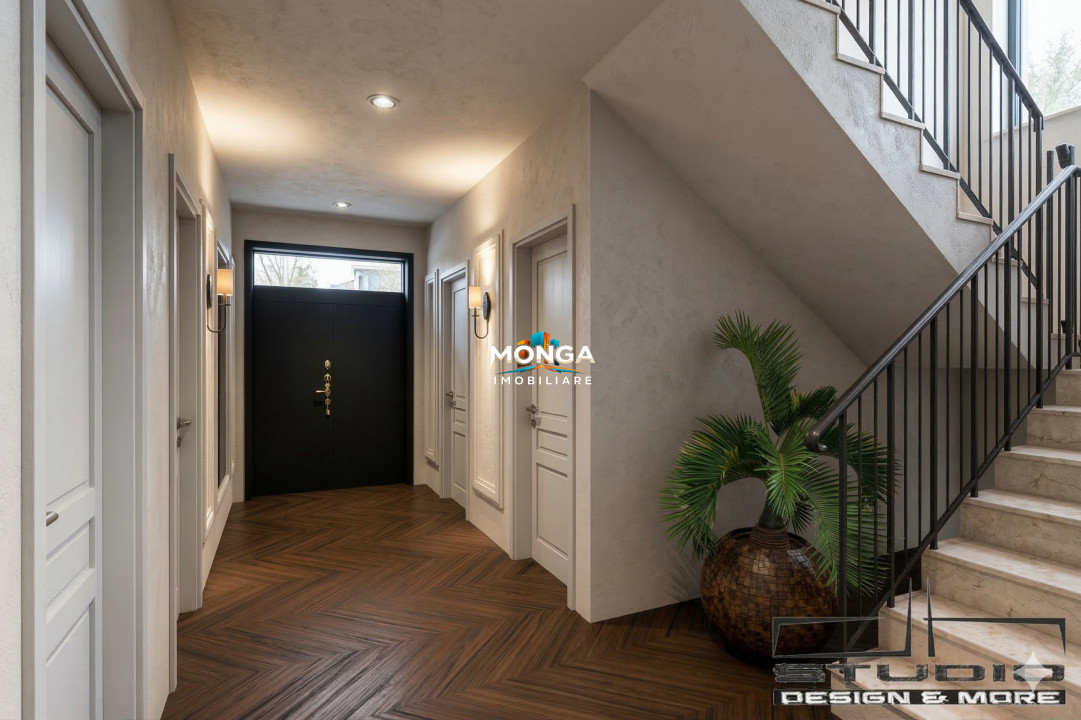 Casa 5+ camere 215mp | 0 comision | Tunari | 427mp teren | finisaje la alegere