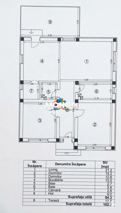 Casa 3 camere 84mp | 0 comision | Balotesti Lahovari  450mp teren