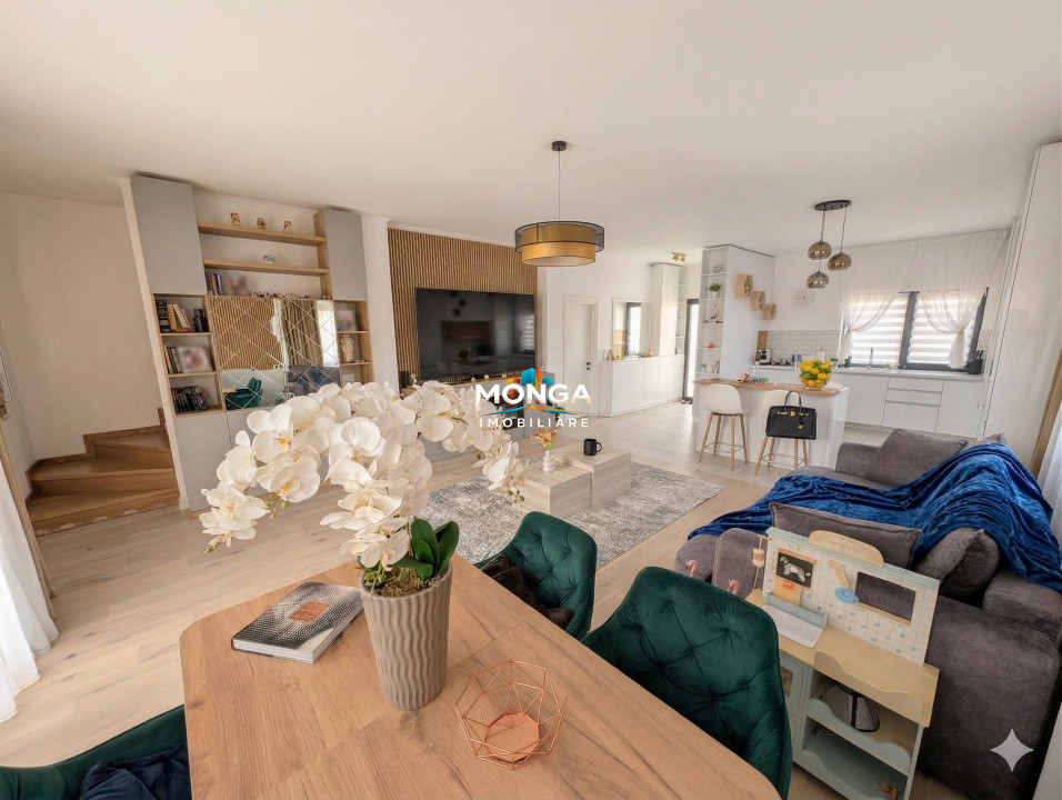 Duplex 4 camere 120mp | 0 comision | Tunari | mobilat utilat | 225mp teren