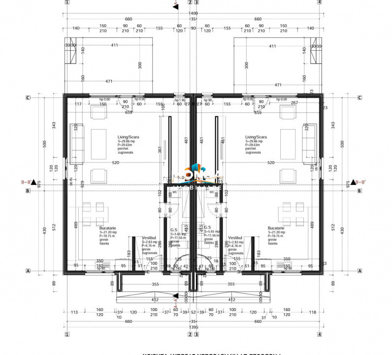 Duplex 4 camere 120mp | 0 comision | Tunari | mobilat utilat | 225mp teren