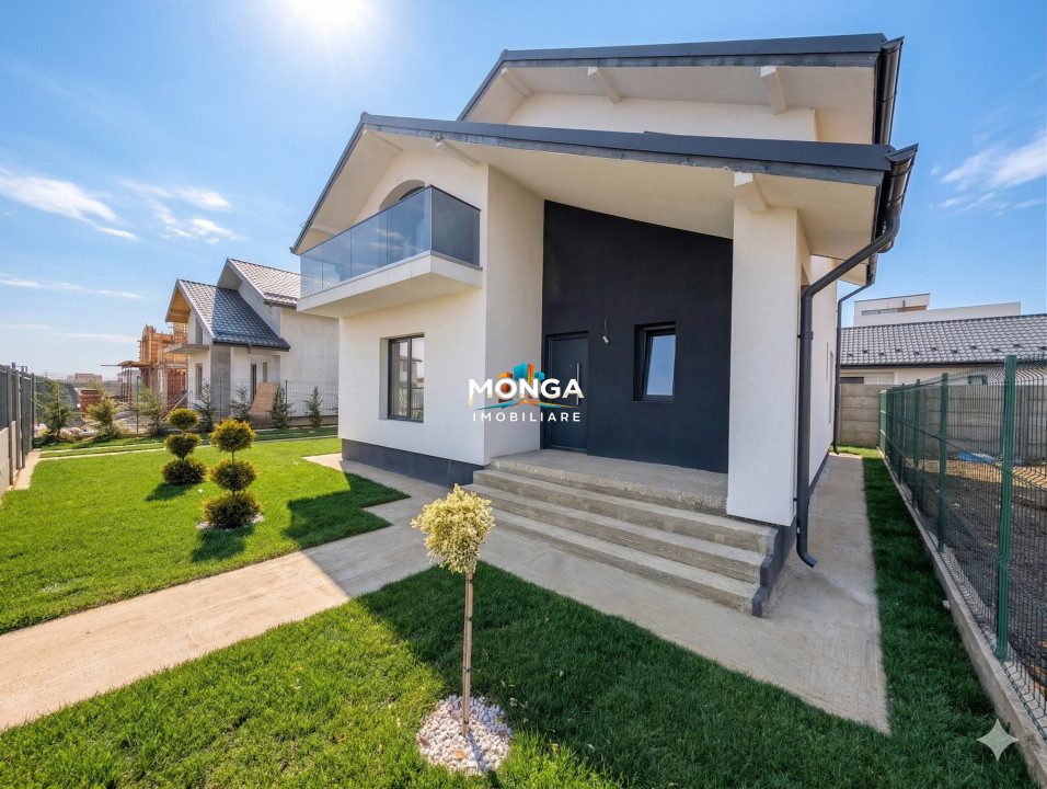 Casa 5 camere 120mp | 0 comision | Tunari | 300mp teren | Finisaje la alegere