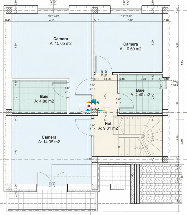 Casa 5 camere 120mp | 0 comision | Tunari | 300mp teren | Finisaje la alegere