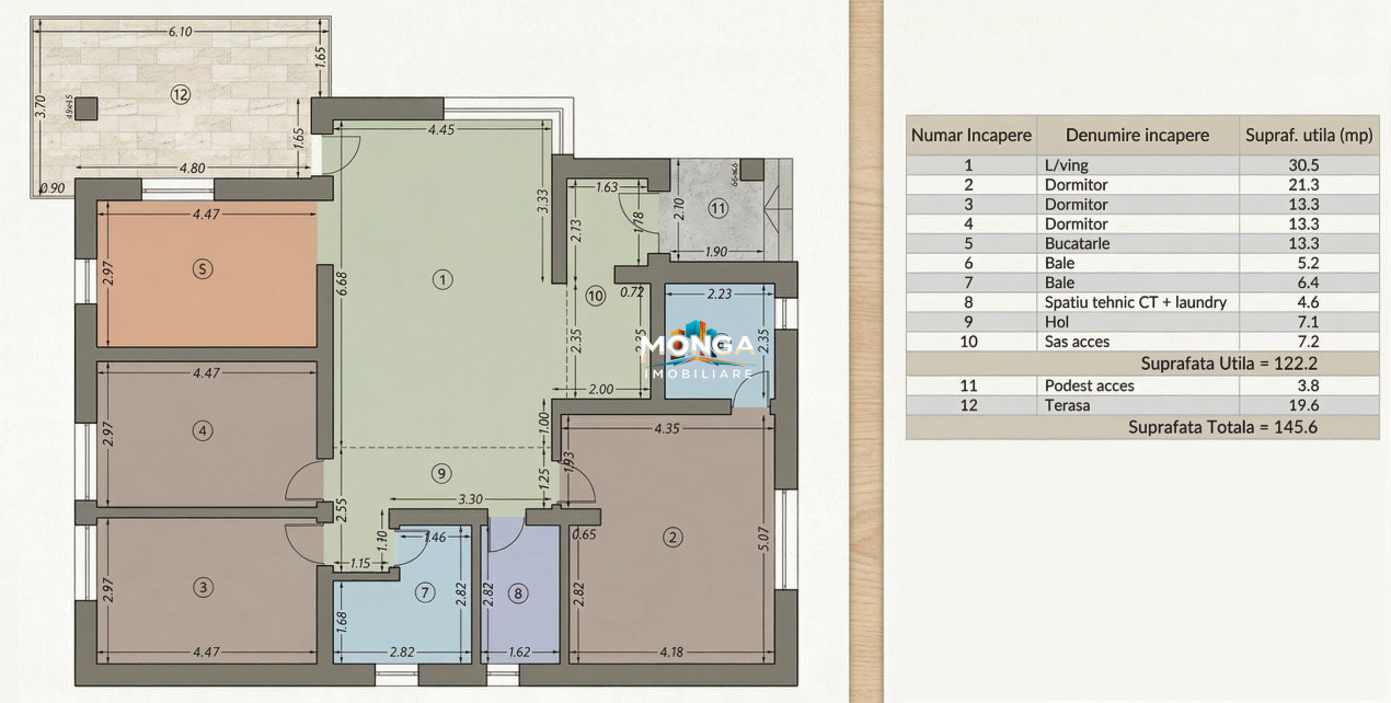 Casa 4 camere 122mp | 0 comision | Corbeanca Cantonului | finisaje la alegere