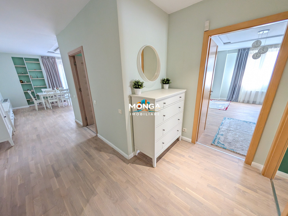 Apartament 4 camere 124mp + curte | 0 comision | Pipera Iancu Nicolae | mobilat