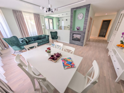Apartament 4 camere 124mp + curte | 0 comision | Pipera Iancu Nicolae | mobilat