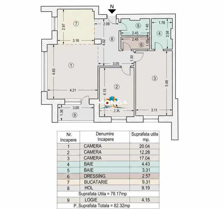 Apartament 3 camere 78mp cu gradina | 0 comision | Matei Millo