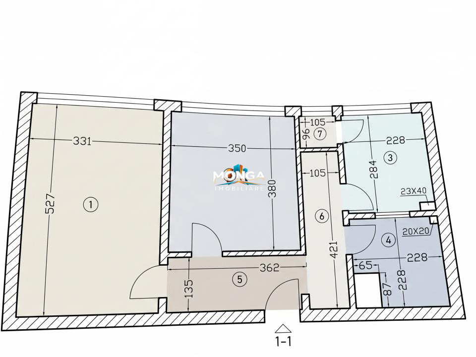 Apartament 2 camere 52mp | 0 comision | Arcul de Triumf Averescu | mobilat