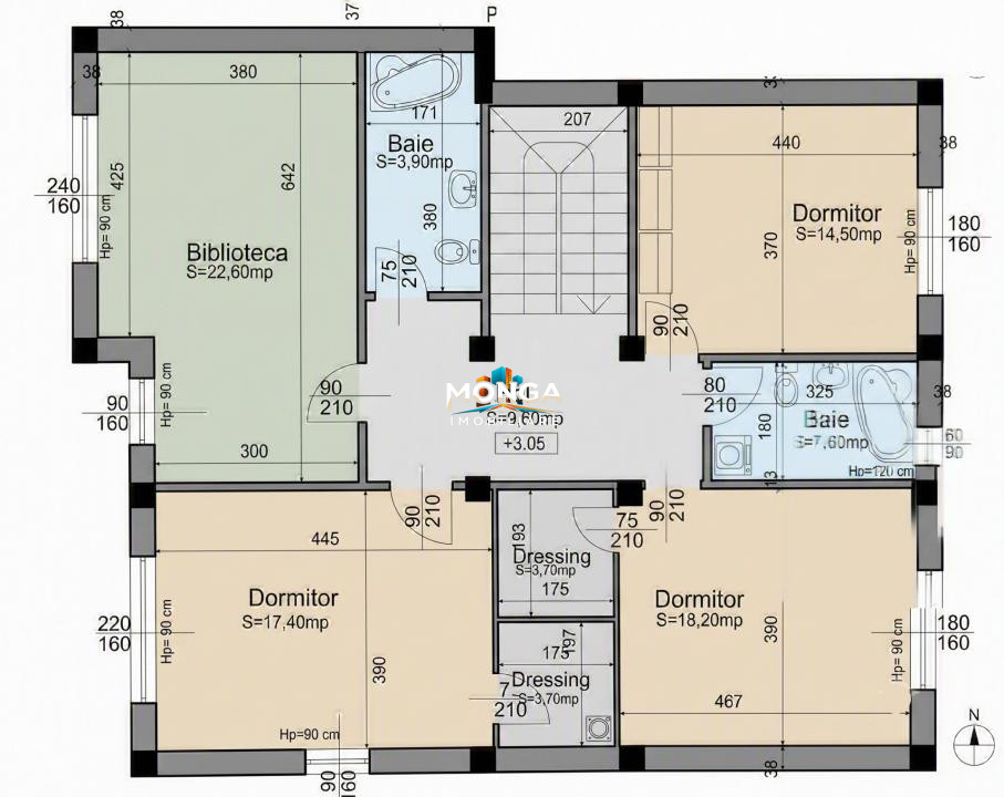 Casa 7 camere 360mp | 0 comision | Balotesti | mobilat utilat | 500mp teren