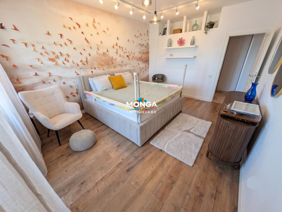Apartament 3 camere 80mp | 0 comision | Pipera - Scoala Americana | mobilat util