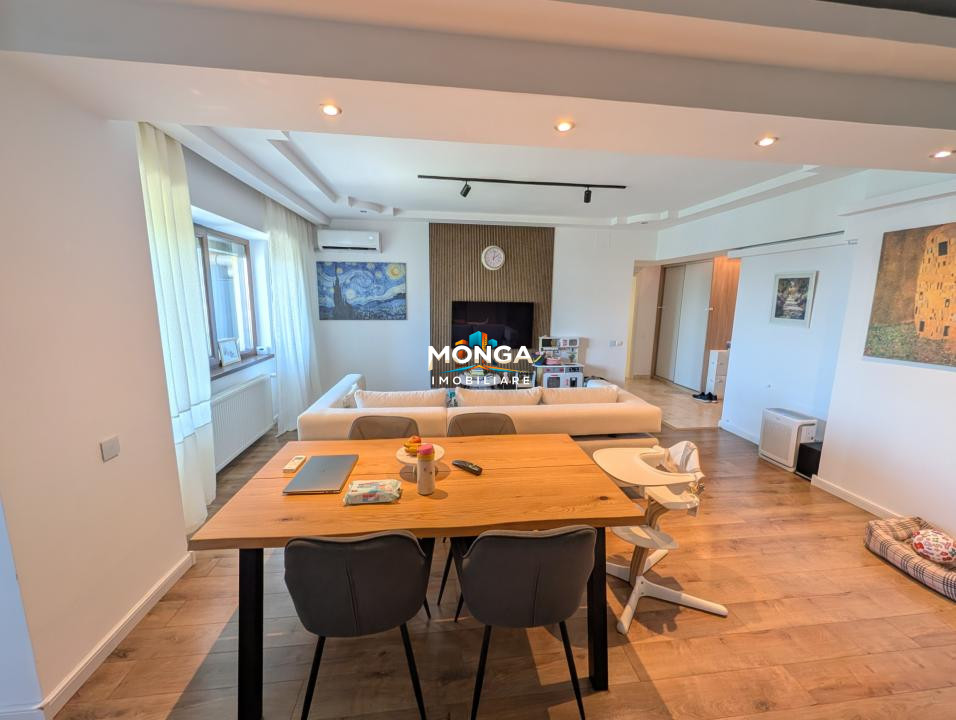 Apartament 3 camere 80mp | 0 comision | Pipera - Scoala Americana | mobilat util