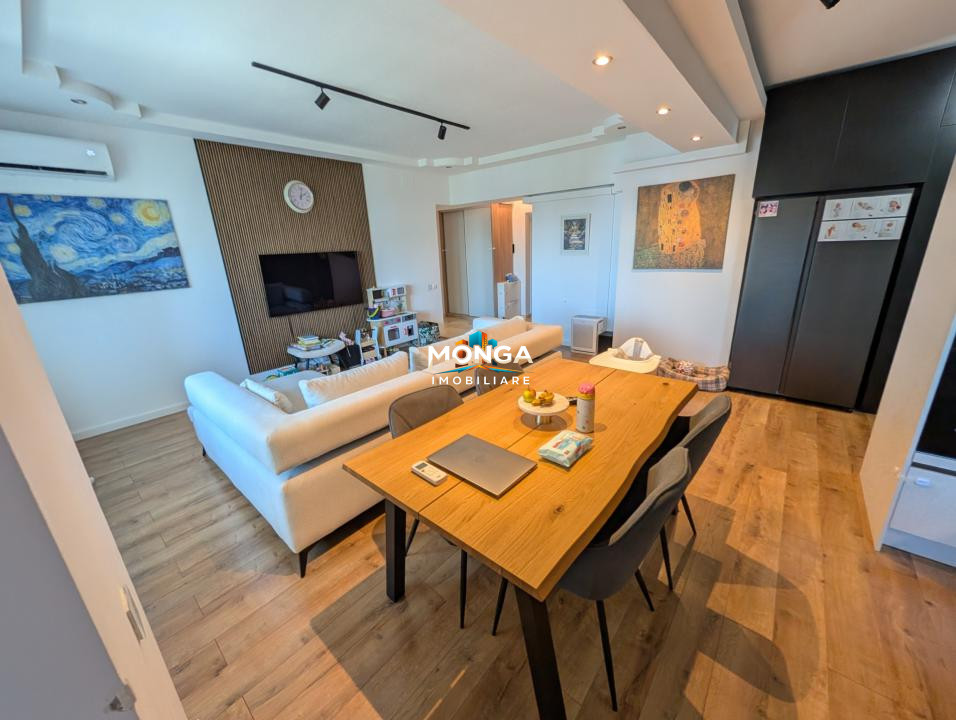 Apartament 3 camere 80mp | 0 comision | Pipera - Scoala Americana | mobilat util