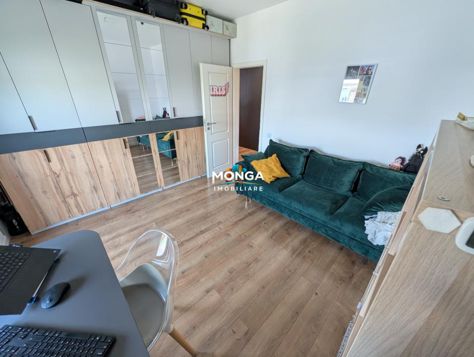 Apartament 3 camere 80mp | 0 comision | Pipera - Scoala Americana | mobilat util