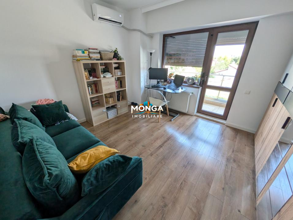 Apartament 3 camere 80mp | 0 comision | Pipera - Scoala Americana | mobilat util