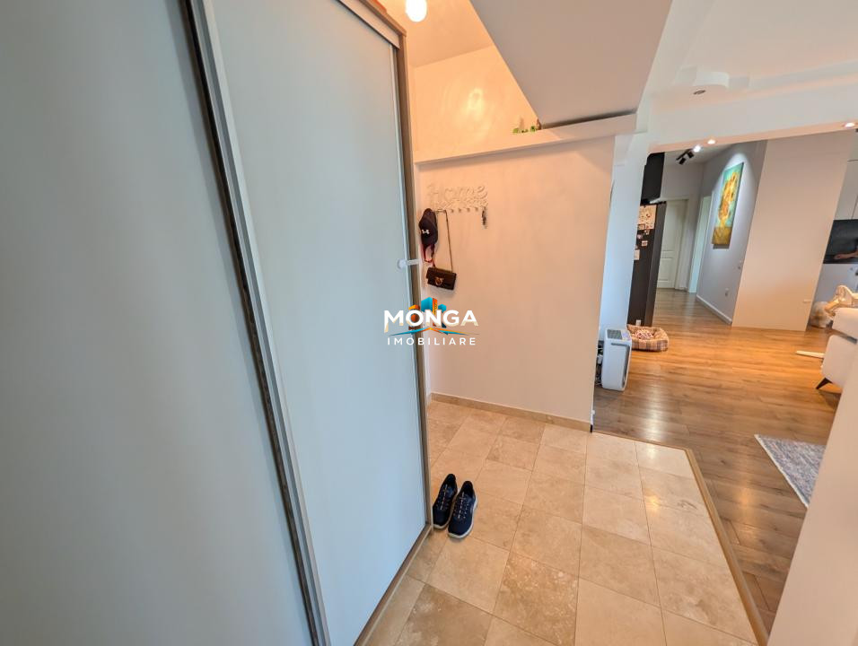 Apartament 3 camere 80mp | 0 comision | Pipera - Scoala Americana | mobilat util