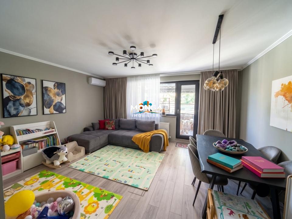 Duplex 4 camere 100mp | 0 comision | Otopeni | mobilat utilat | 165mp teren