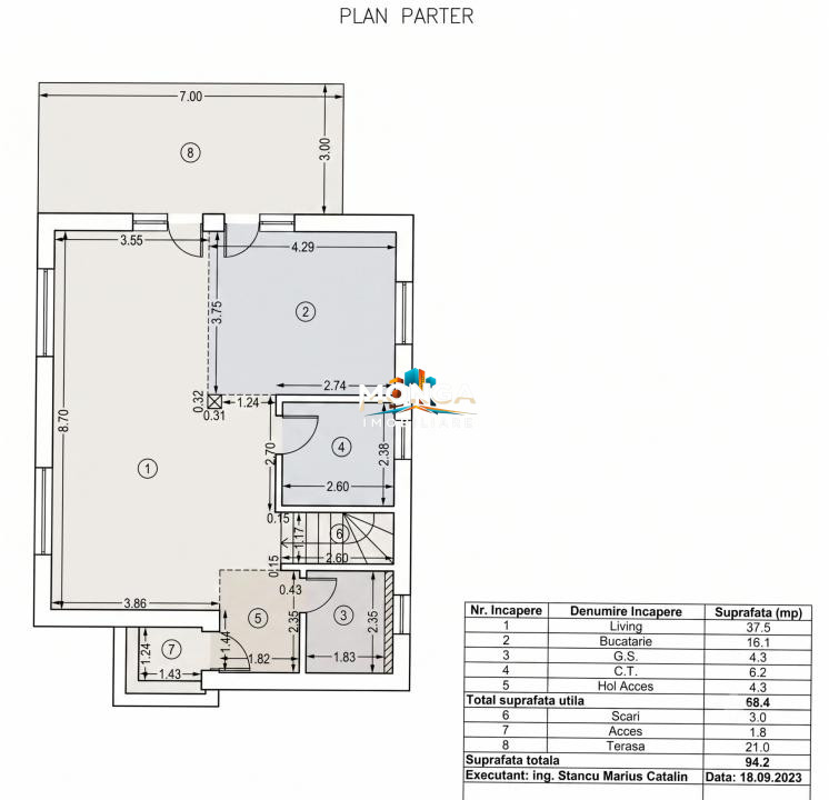 Casa 4 camere 140mp | 0 comision | Tunari | Pompa Caldura | Panouri 