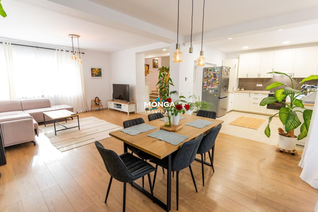 Casa 4 camere 114mp | 0 comision | Tunari | mobilat utilat | 345mp teren