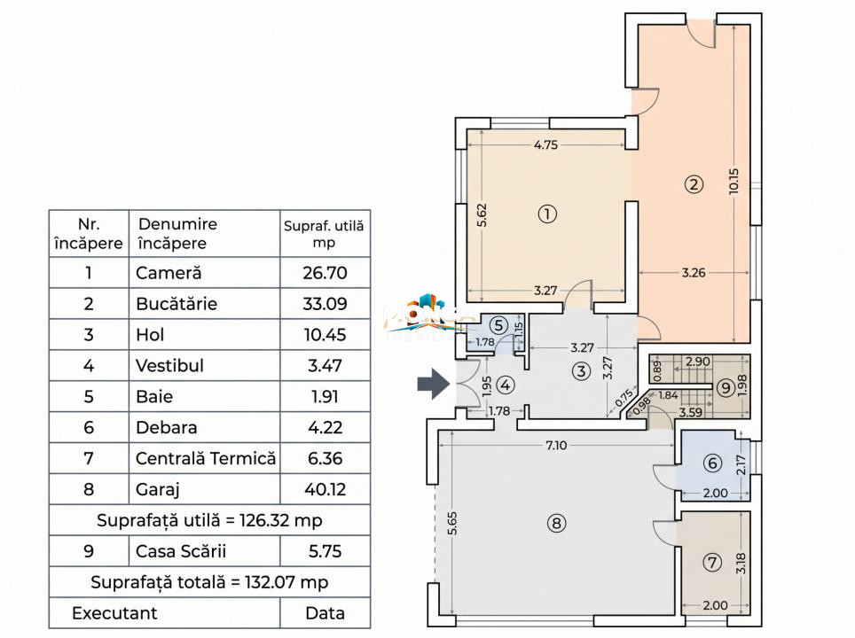 Casa 7 camere 290mp | 0 comision | Pipera | 290mp | 500mp teren
