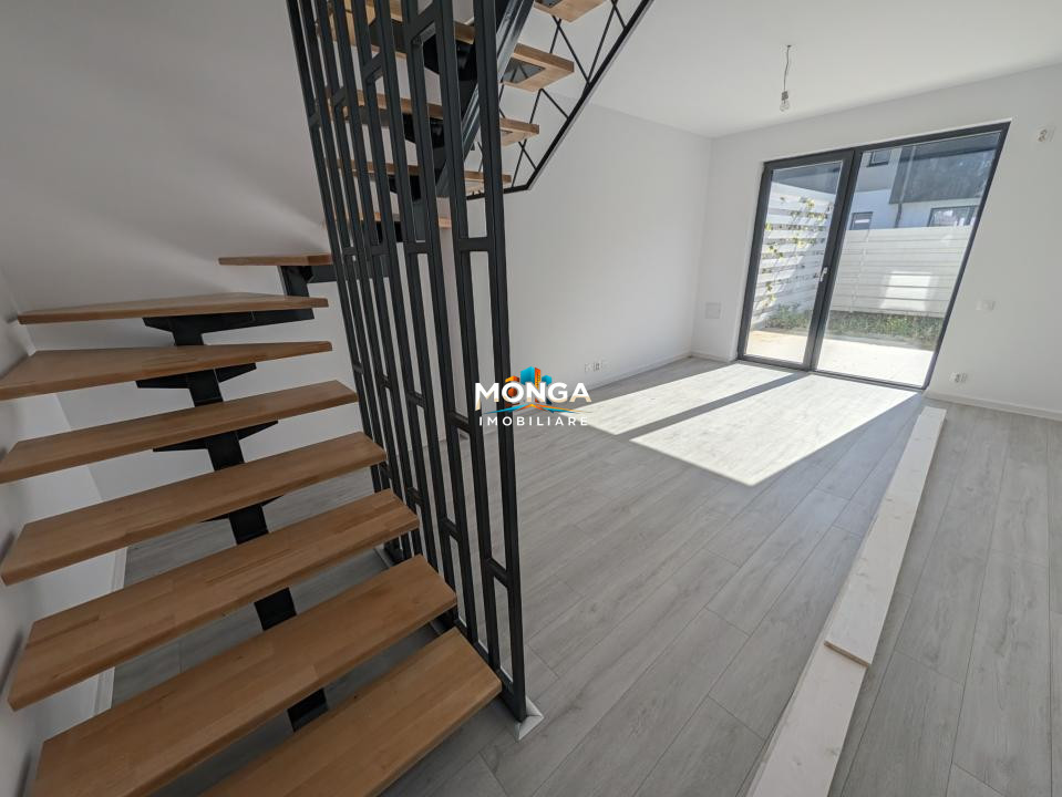 Casă înșiruită 3 camere 80 mp | 0 Comision | Otopeni | P+1+mansarda