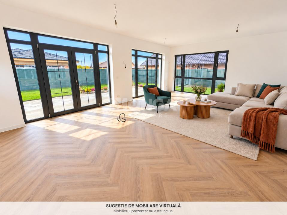 Casa 4 camere 133 mp | 0 Comision |Balotesti Dumbraveni | 568mp teren