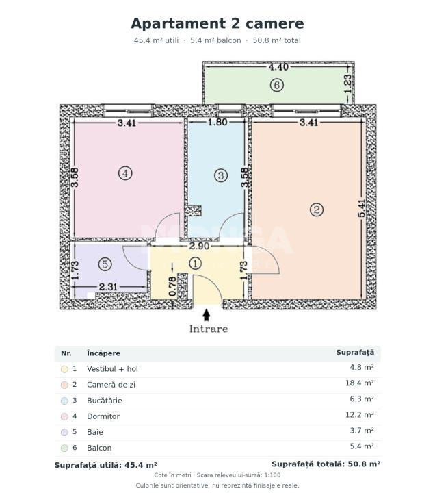 Apartament 2 camere 45mp | 0 Comision | Cosmopolis | Parcare | Vedere piscina
