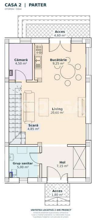 Duplex 4 camere 98mp | 0 Comision | Otopeni, Odai | Finisaje la alegere
