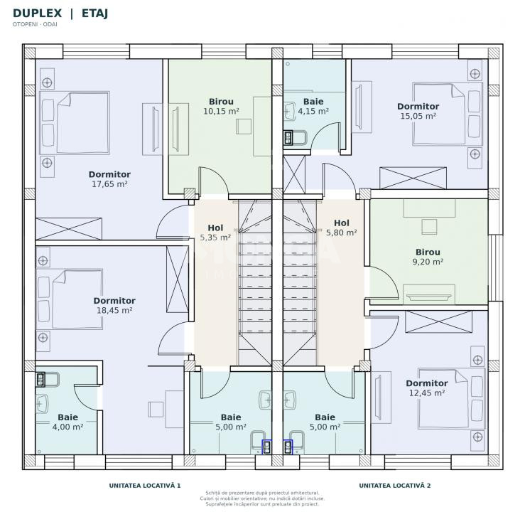 Duplex 4 camere 98mp | 0 Comision | Otopeni, Odai | Finisaje la alegere