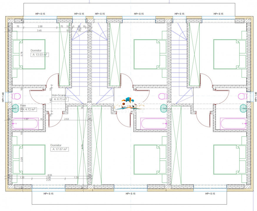 Casa 3 camere Triplex | Otopeni Odai | 90mp |Acces metrou