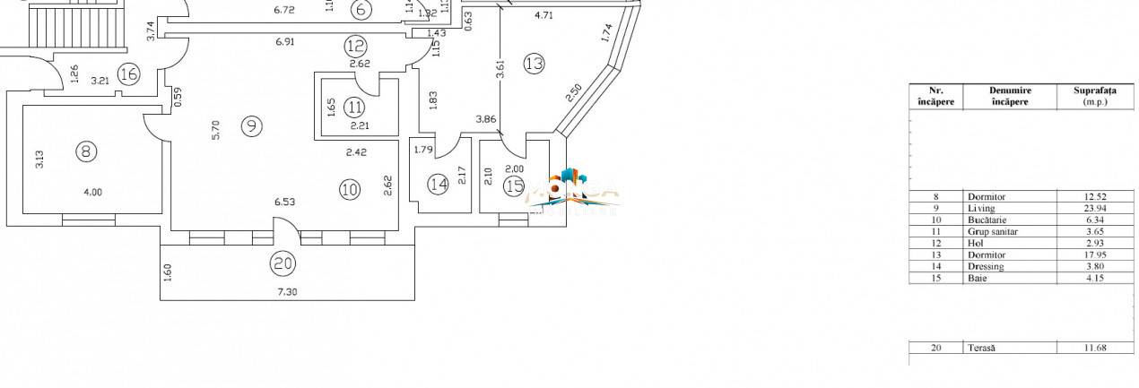 Apartament 3 camere | Curte proprie | 80mp | Otopeni Ana Aslan | Partial Mobilat